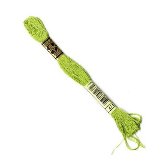 DMC Green Mouline Special 25 Cotton Thread 8m (471) image number 1