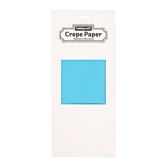 Blue Crepe Paper 100cm x 50cm image number 3