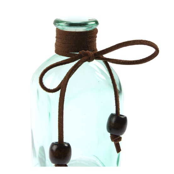 Square Green Glass Vase 11cm image number 2