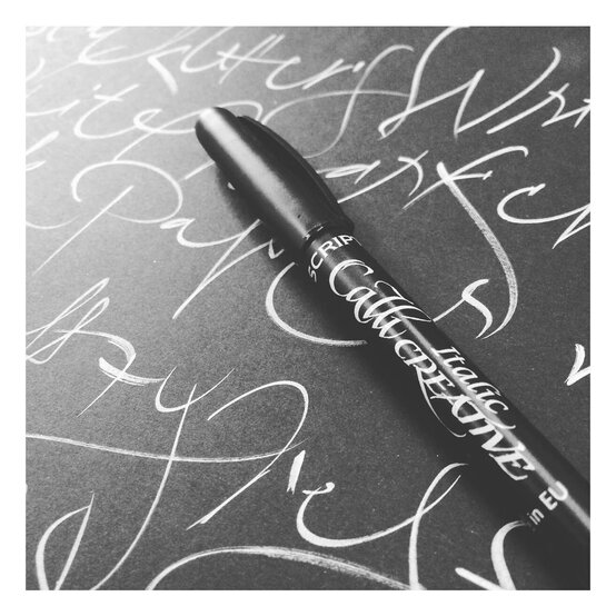 Manuscript Callicreative White Italic Markers 2 Pack image number 2