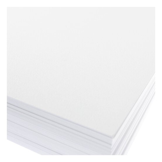 White Premium Hammered Card A4 100 Pack image number 2