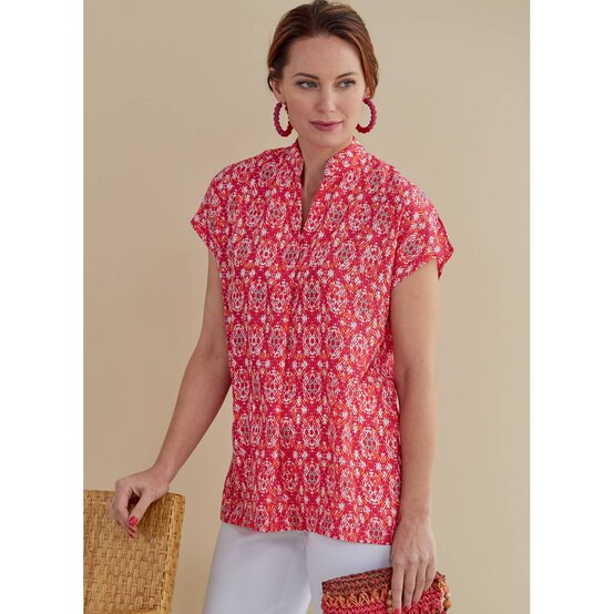 Butterick Women&rsquo;s Top Sewing Pattern B6768 (14-22) image number 5