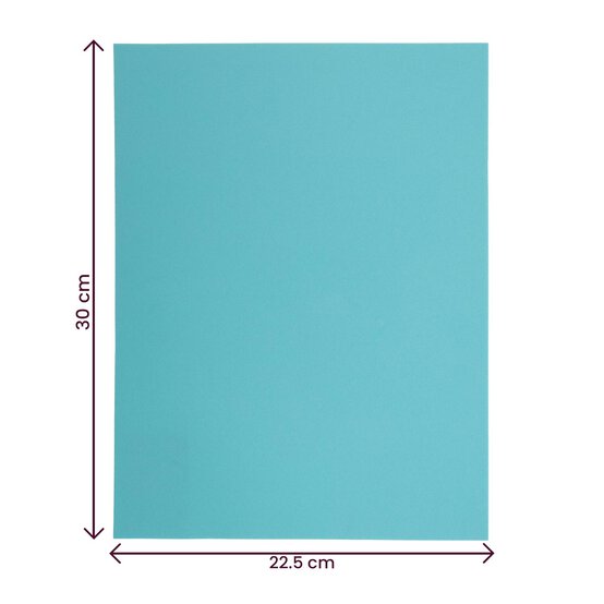 Light Blue EVA Foam Sheet 22.5cm x 30cm image number 4