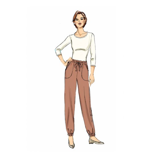 Butterick Women&rsquo;s Trousers Sewing Pattern B6865 (XS-XXL) image number 4