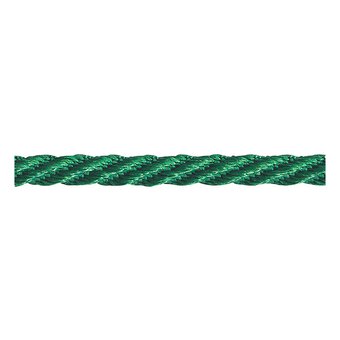 Berisfords Emerald Barley Twist Rope by the Metre