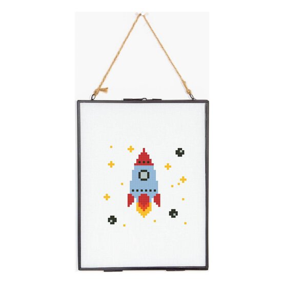 FREE PATTERN DMC Rocket Ship Cross Stitch 0240 image number 2