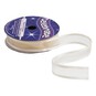 Ivory Organza Satin-Edged Ribbon 12mm x 5m image number 2