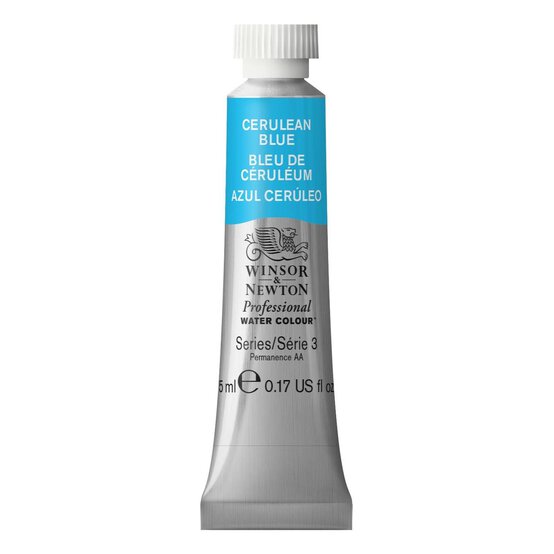 Winsor & Newton Cerulean Blue Professional Watercolour Tube 5ml image number 1