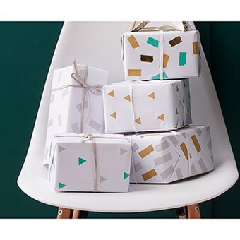 How to Make Washi Tape Gift Wrap