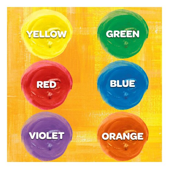 Crayola Washable Kids Paints 6 Pack image number 2