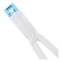 YKK White Nylon Open End Zip 36cm image number 1