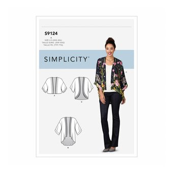 Simplicity Women&rsquo;s Jacket Sewing Pattern S9124 (XXS-XXL)