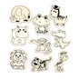 Decorate Your Own Animal Wooden Magnets 9 Pack image number 1