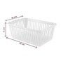 Whitefurze White Handy Basket 30cm x 19cm x 11cm image number 4
