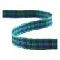 Blue Tartan Ribbon 6mm x 5m image number 1