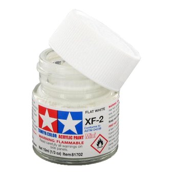 Tamiya Colour Acrylic Paint XF-2 Flat White 10ml