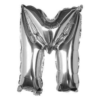 Large Pick And Mix Silver Foil Letter M Balloon