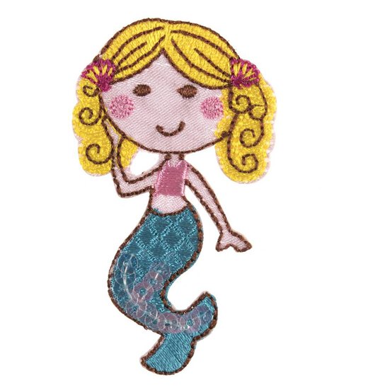 Trimits Mermaid Iron-On Patch image number 1