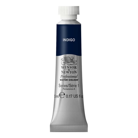 Winsor & Newton Indigo Professional Watercolour Tube 5ml image number 1