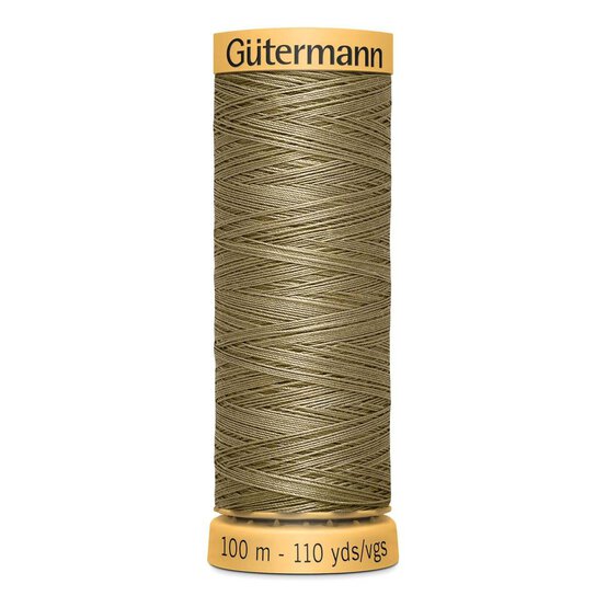 Gutermann Beige Cotton Thread 100m (1015) image number 1