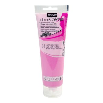 Pebeo Peony Pink Deco Creme Paint 120ml
