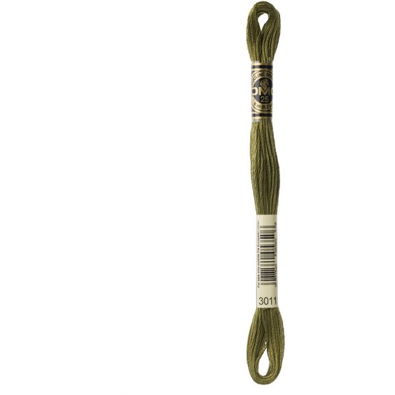 DMC Green Mouline Special 25 Cotton Thread 8m (3011) image number 3