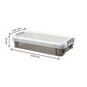 Whitefurze Allstore 0.75 Litre Transparent Grey Storage Box  image number 4