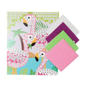 Flamingo Foam Mosaic Art Kit