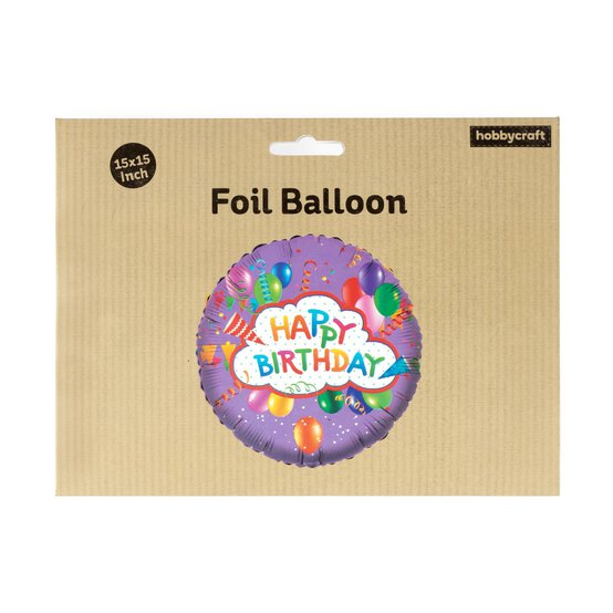 Large Happy Birthday Party Foil Balloon image number 3
