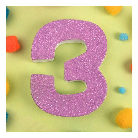 Mini Mache Number 4 10cm image number 3