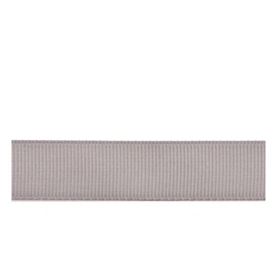 Grey Grosgrain Ribbon 15mm x 5m image number 2