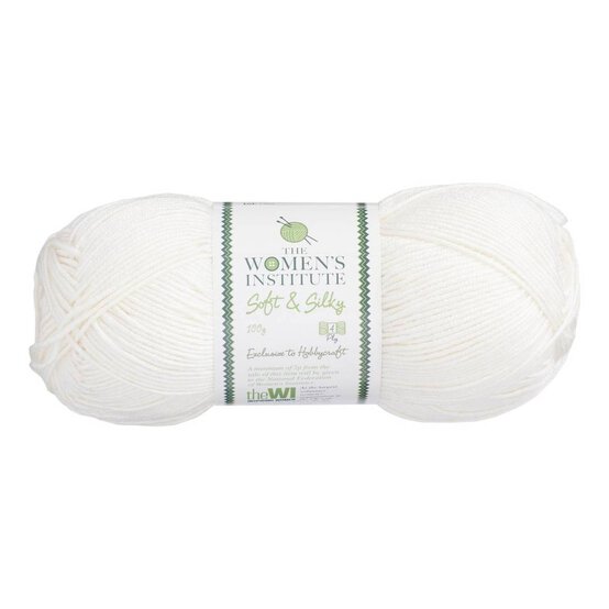 Women's Institute Cream Soft and Silky 4 Ply Yarn 100g image number 1