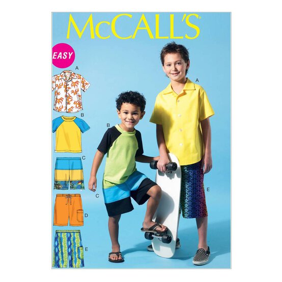 McCall&rsquo;s Boys&rsquo; Separates Sewing Pattern M6548 (3-6) image number 1