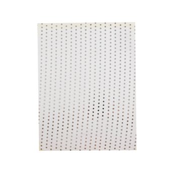 White Metallic Dot EVA Foam Sheet 22.5cm x 30cm