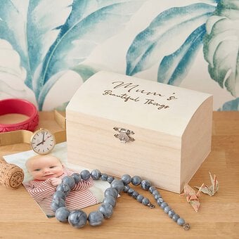 How to Make a  Pyrography Mother's Day Trinket Box