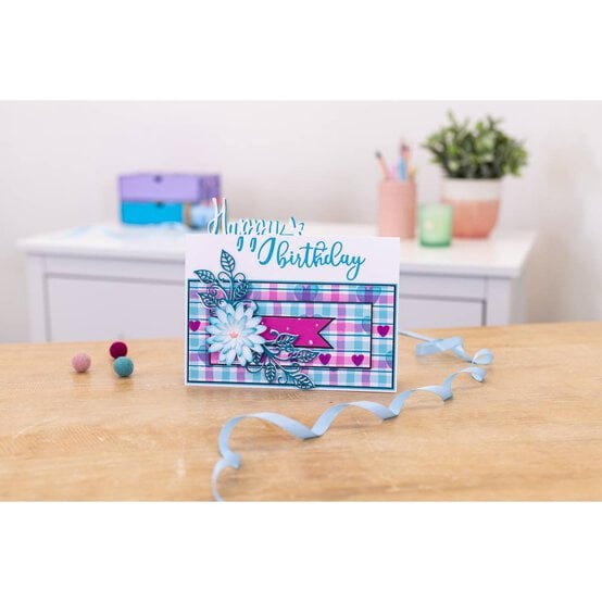 Gemini Expressions Statement Happy Birthday Die 15.7cm x 7.6cm image number 3