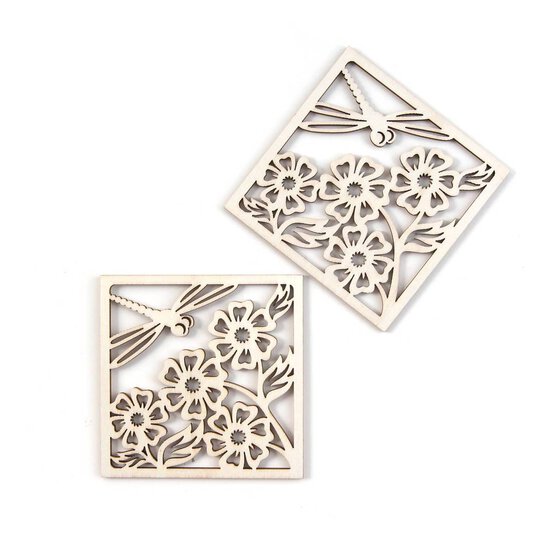 Dragonfly Wooden Toppers 2 Pack image number 1