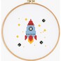 FREE PATTERN DMC Rocket Ship Cross Stitch 0240 image number 3