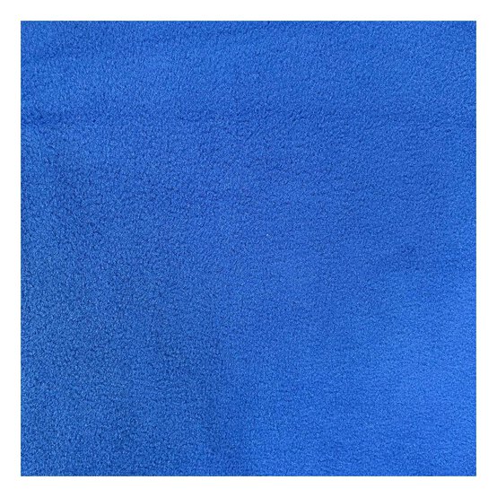 Royal Blue Polar Fleece Fabric by the Metre image number 1