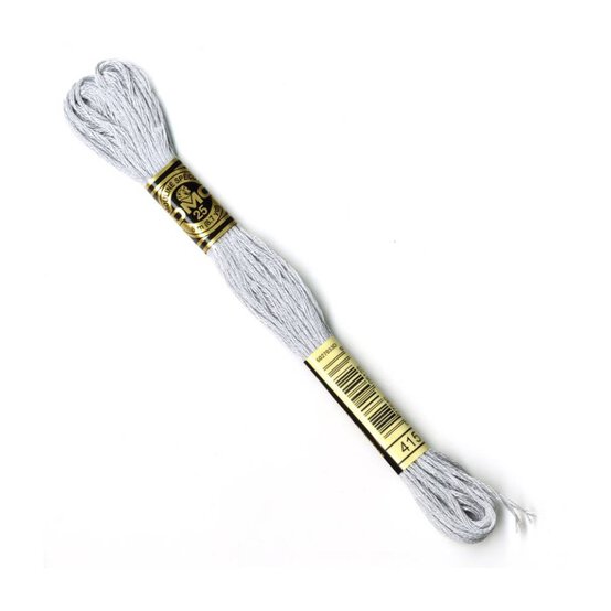 DMC Grey Mouline Special 25 Cotton Thread 8m (415) image number 1