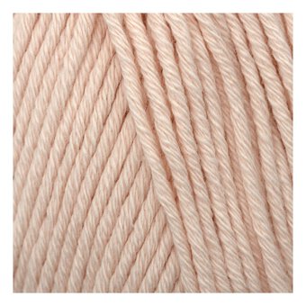 Knitcraft Pale Peach Cotton Blend Plain DK Yarn 100g