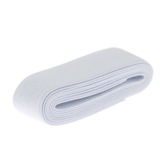 Valuecrafts White Elastic 20mm x 2m image number 2