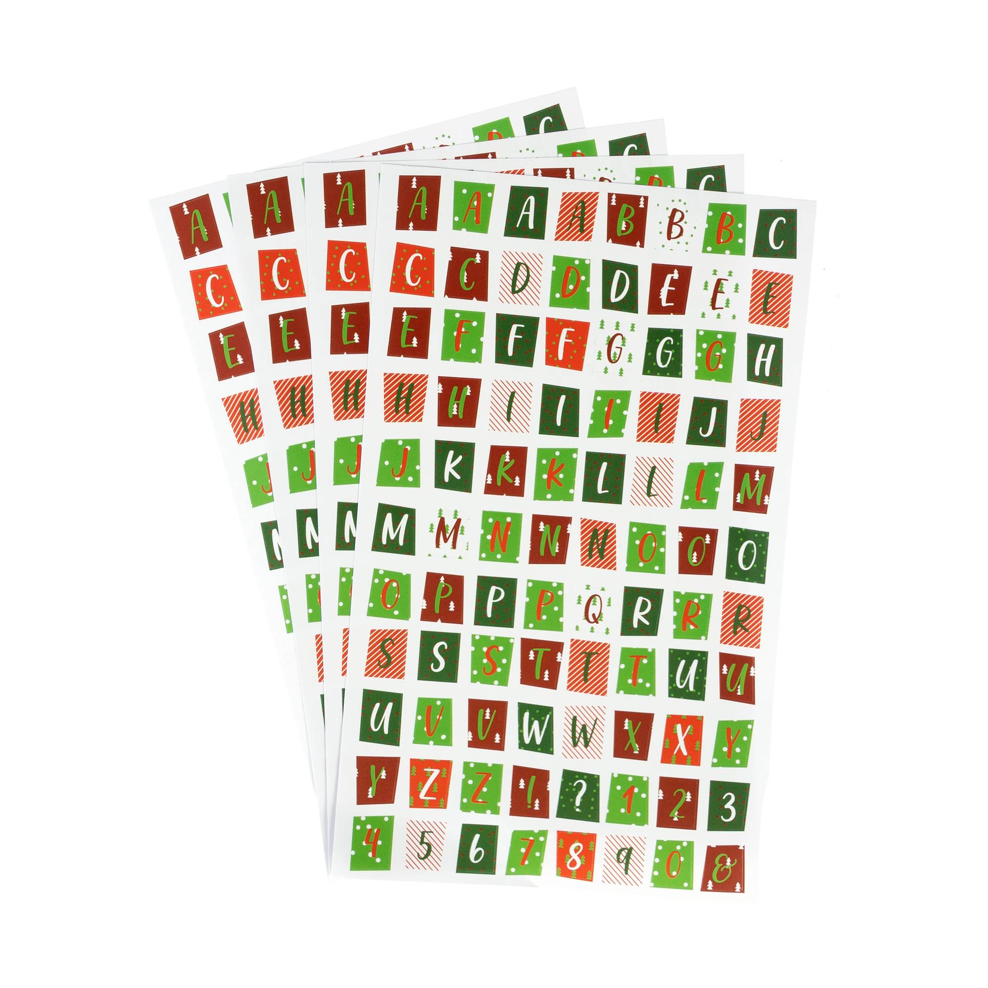 Buy Christmas Letter and Number Stickers for N/A 0.0 HobbyCraft UK