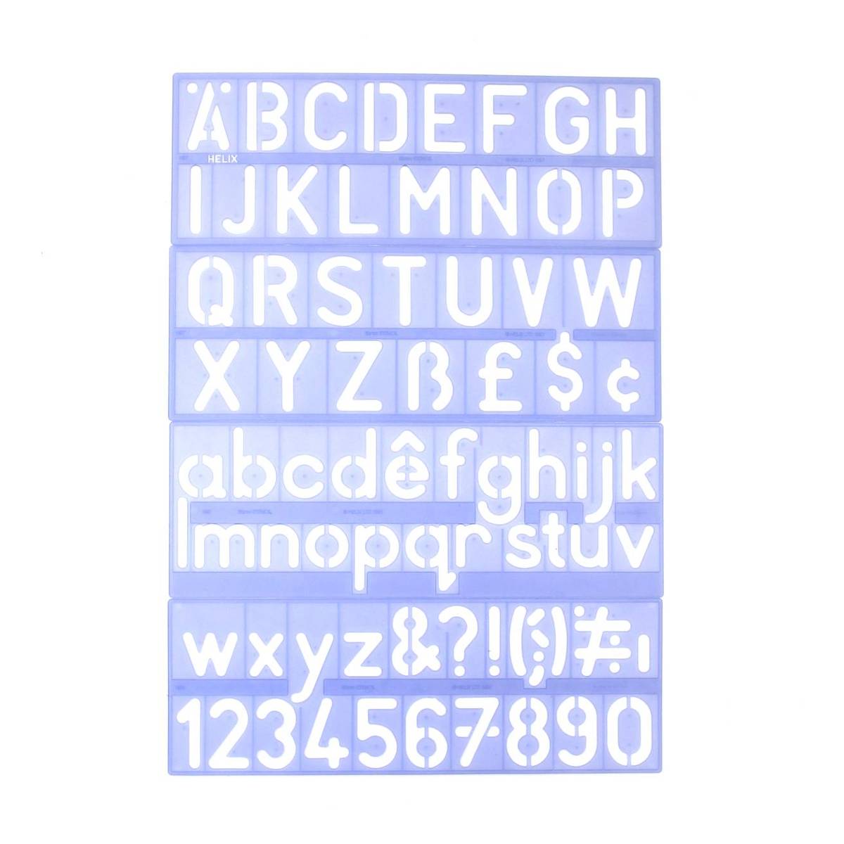 Buy Helix Alphabet Stencil Set 50mm for GBP 12.00 HobbyCraft UK