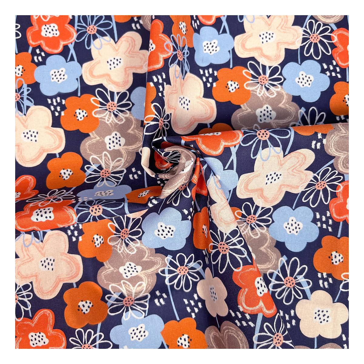 Buy Women’s Institute Flower Pop Cotton Fabric by the Metre for N/A 0.0 ...