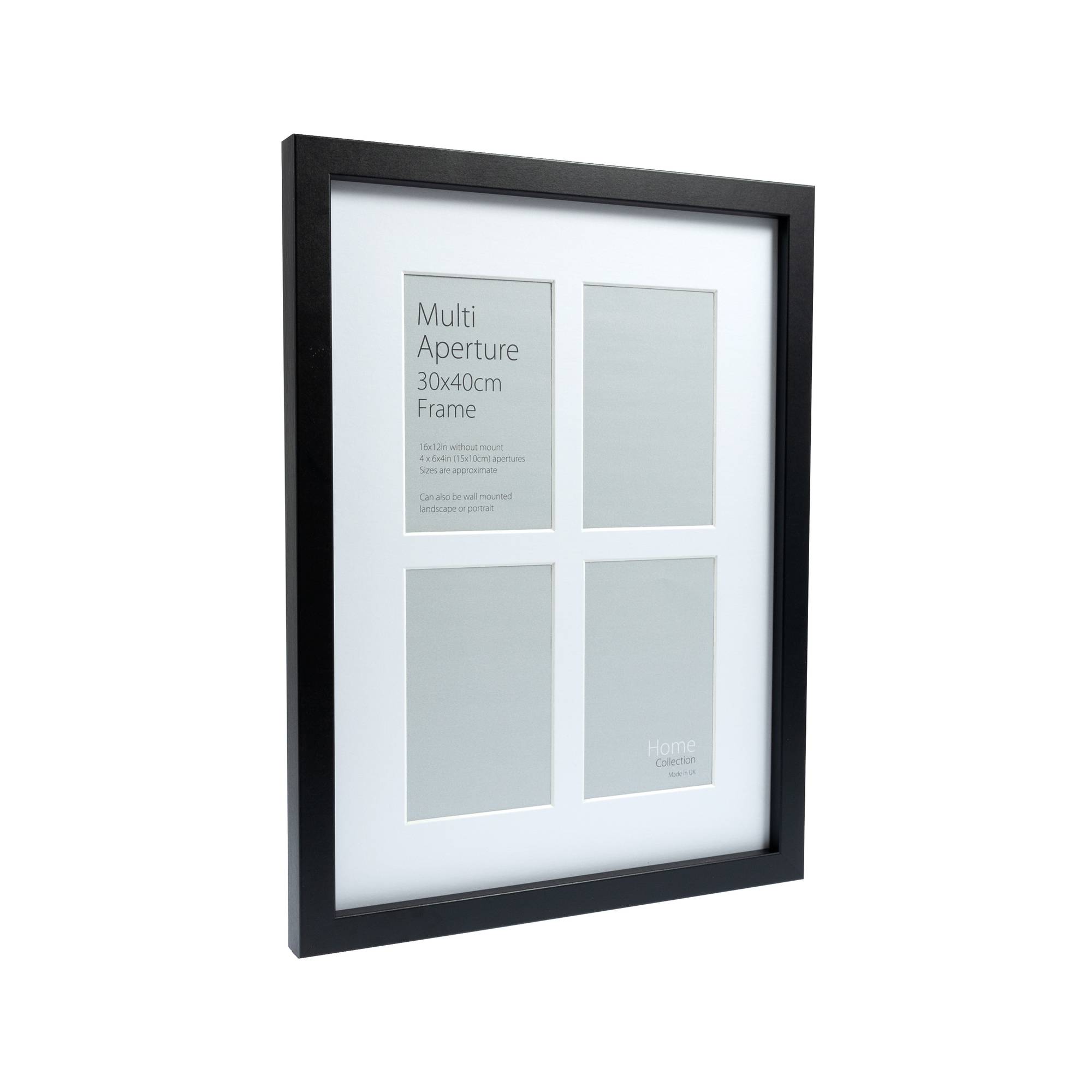 Buy Hobbycraft Black Multi Aperture Frame 30cm X 40cm For N A 0.0 